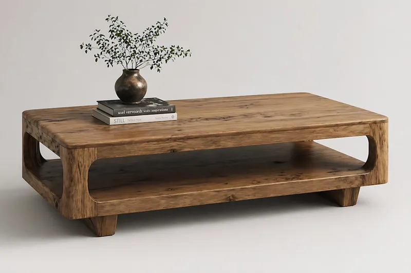 Solid sheesham wood coffee table