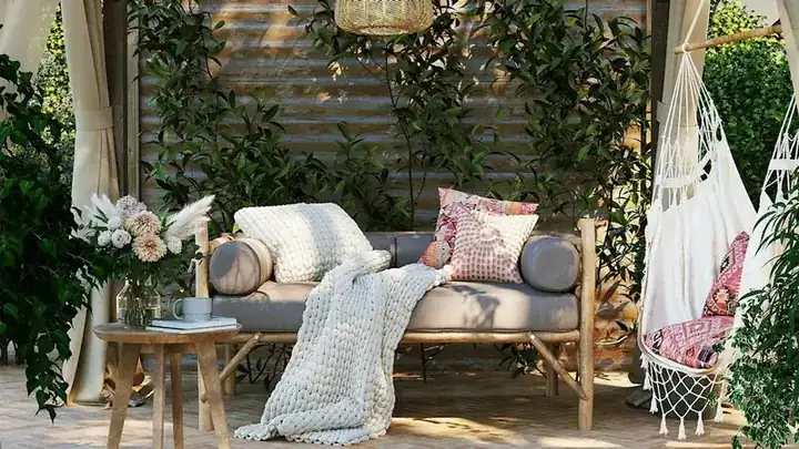 Outdoor and garden furniture and stone pieces