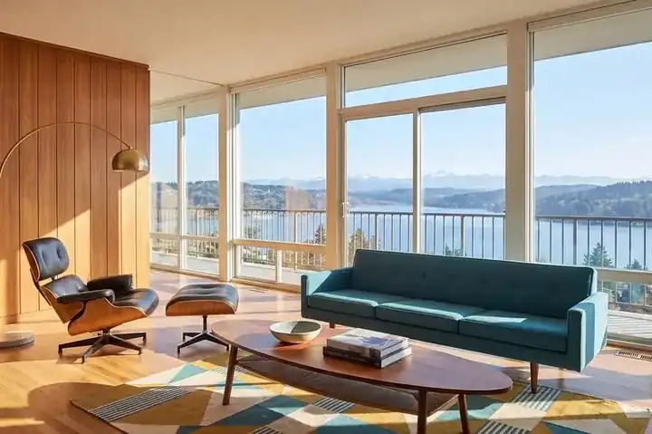 Mid century modern armchair