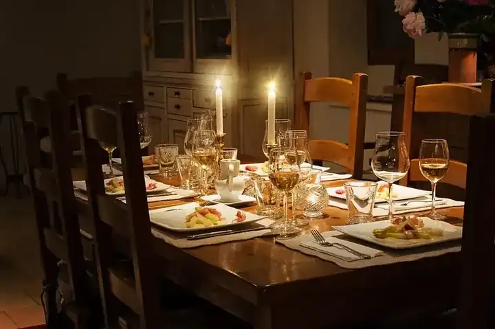 Boho dining table