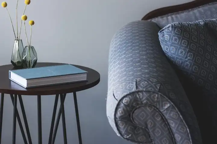 Iron and wood dining table