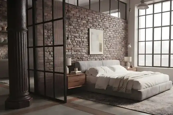 Industrial nightstand