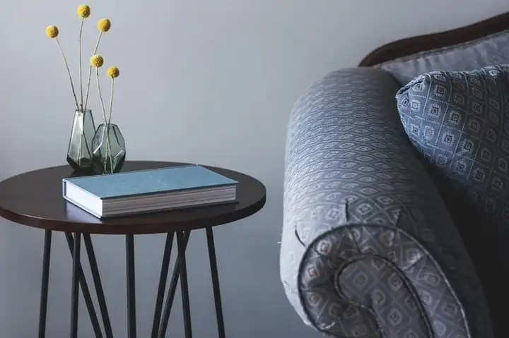 Live edge side table